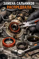 Dvigatel salniklari (raspredval) almashtirish