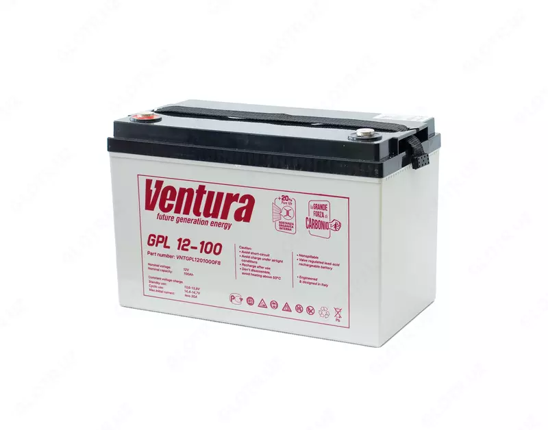 Аккумуляторная батарея для ИБП/UPS Ventura GPL 12-100 (12 вольт 100 а/ч)