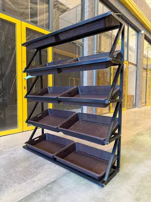   Meva va sabzavotlar uchun stellaj