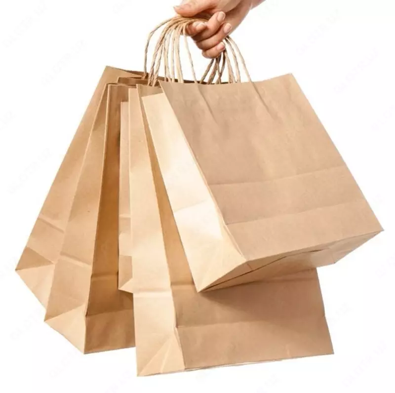 Пакет бумажный крафт
