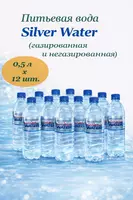 Минеральная вода SilverWater  калий-магний  негазированная  без вкуса  0.5 л