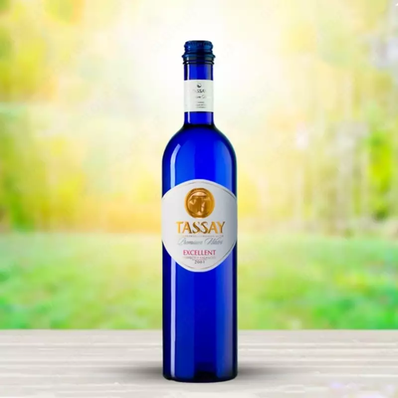  Вода минеральная TASSAY Premium Emerald  газированная  0 75л - 