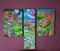 Интерьерные картины  акриловая живопись