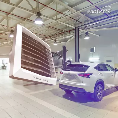  Volcano VR 2 AC - havo issiqlik ventilyatori - 