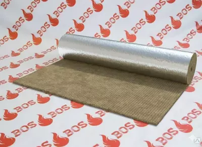 BOS PRO-МБОР-8-1 НФ (10000х1200х8мм) огнезащитный базальтовый материал