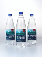 Вода столовая питьевая Montis 1 л. с газом