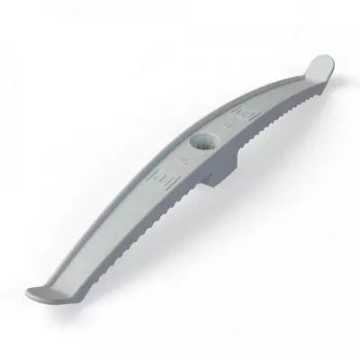 Togridan-togri ornatish uchun ikki tomonlama dumaloq sim ushlagichi  16 joy  kulrang  Promrukav