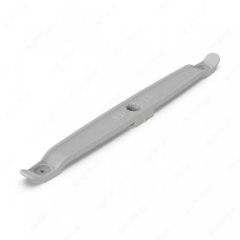 Держатель плоского кабеля двусторонний для прямого монтажа на 12 мест серый Промрукав