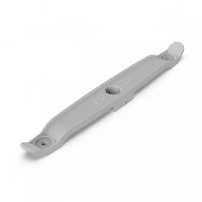 Держатель плоского кабеля двусторонний для прямого монтажа на 8 мест серый Промрукав