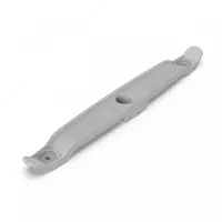 Держатель плоского кабеля двусторонний для прямого монтажа на 8 мест серый Промрукав