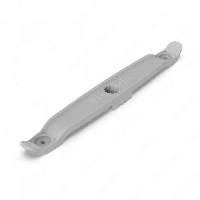 Держатель плоского кабеля двусторонний для прямого монтажа на 8 мест серый Промрукав