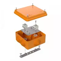 Коробка огнестойкая для о/п 40-0300-FR6.0-4 Е15-Е120 RAL2004 100х100х50 (14 шт/кор) Промрукав