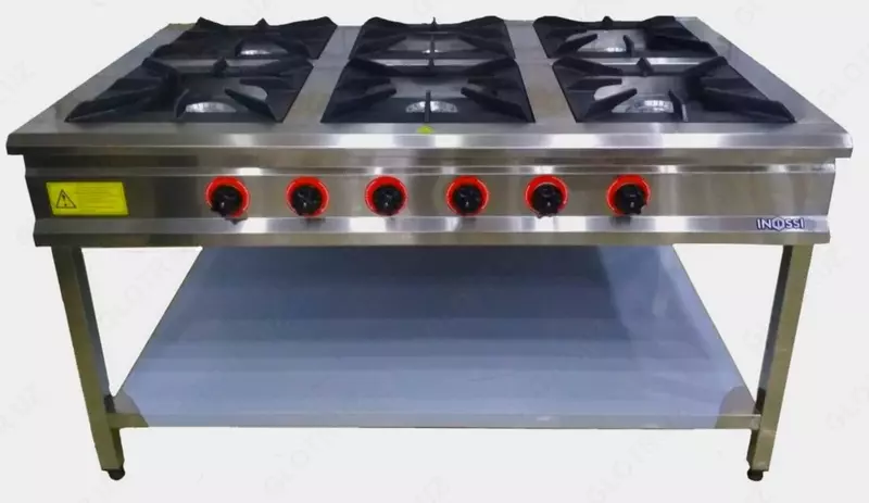  Газовая плита 6 конфорочная - 