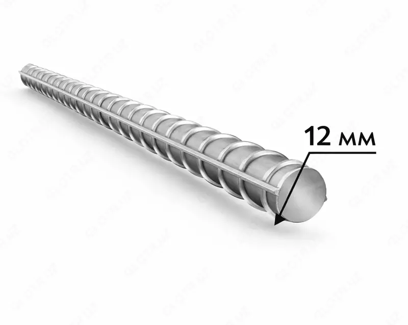 Арматура А500 12 мм ММК (Мечел)