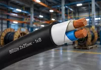 Кабель ВБШв 2х25мк - 1кВ - 