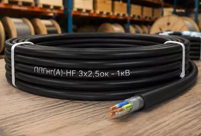  Кабель ППГнг(А)-HF 3х2 5ок - 1кВ Только в розницу