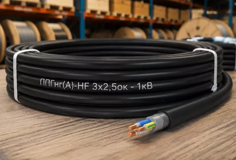  Кабель ППГнг(А)-HF 3х2 5ок - 1кВ Только в розницу