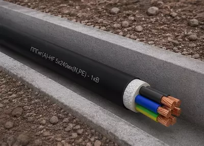 Кабель ППГнг(А)-HF 5х240мк(N PE) - 1кВ