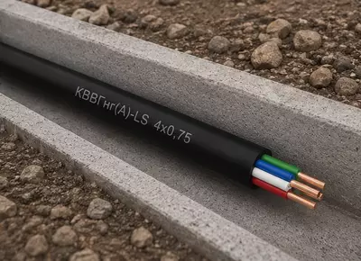   Кабель КВВГнг(А)-LS 4х0 75