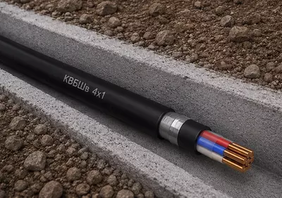 Кабель КВБШв 4х1