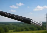 Кабель СИП-3 1х95 - 35кВ
