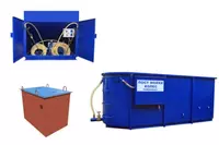 Двухпостовая автомойка колес и ходовой части спецавтотранспорта