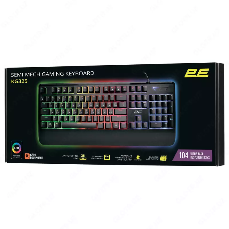 Клавиатура мембранная 2E GAMING KG325 104key