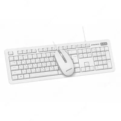 Комплект клавиатура+мышь AVTECH PRO C305 White