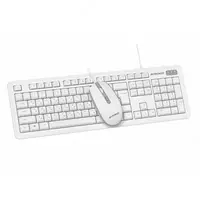 Комплект клавиатура+мышь AVTECH PRO C305 White
