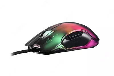  Мышь игровая 2E Gaming MG345 Transparent  RGB USB Black - 