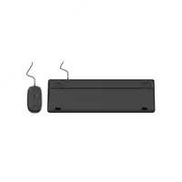   Проводной набор клавиатуры и мыши 2Е MK405 USB Black Low Profile