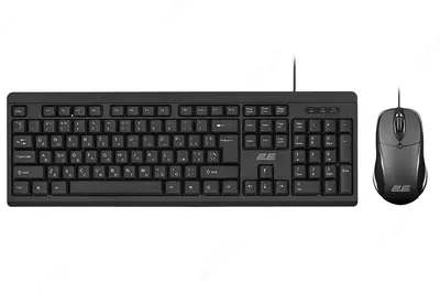  Проводной набор клавиатуры и мыши 2E MK401 USB Black - 