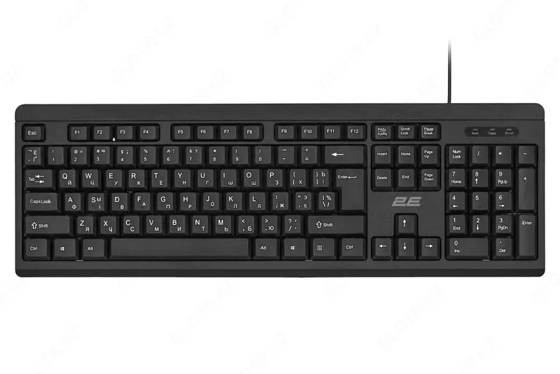   Проводной набор клавиатуры и мыши 2E MK401 USB Black