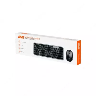   Беспроводной набор клавиатуры и мыши 2Е MK430 WL/BT Black