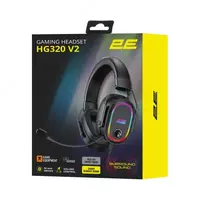  TMarket - O’yin garniturasi 2E GAMING HG320 V2  7.1  USB-A  RGB  2m  qora