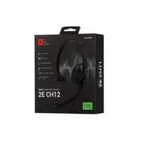  PK mono On-ear 2E CH12 USB  omni-mic  2m  qora TMarket