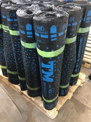 Битумный гидроизоляционный материал (Р3000) TM membrane в рулоне 10 m2 ruberoid rubiroid