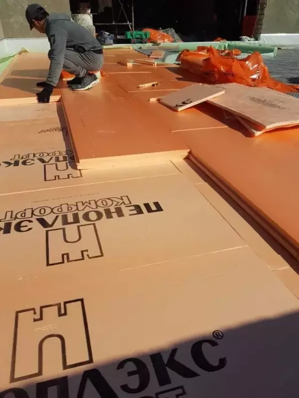  Плоская кровля терраса пвх - 