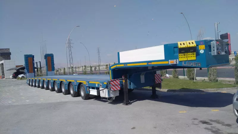 Полуприцеп трал 10 осный 140 тон грузоподьемность Lider Trailer