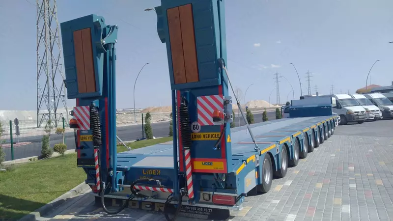  Полуприцеп трал 10 осный 140 тон грузоподьемность Lider Trailer - 