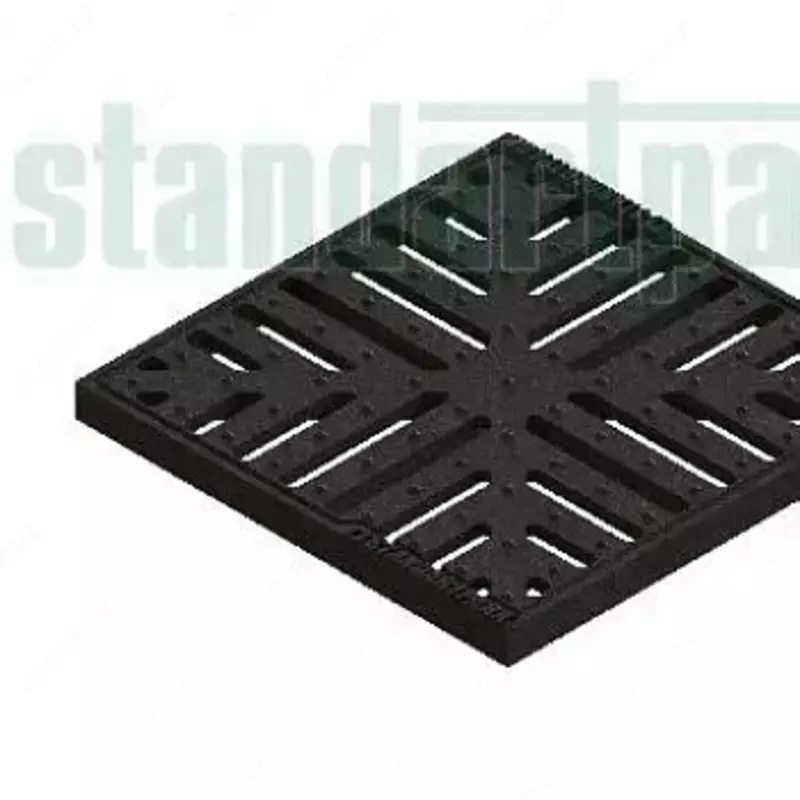 Решетка водоприемная Basic РВ-28.28 ячеистая чугунная A 3332 решотка reshotka