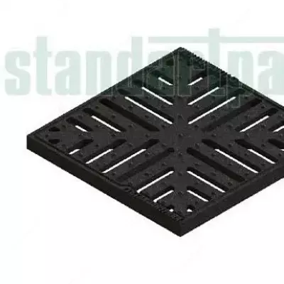  Решетка водоприемная Basic РВ-28.28 ячеистая чугунная A 3332 решотка reshotka Оптом и розница