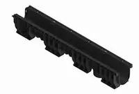 Лоток водоотводный PolyMax Basic ЛВ-10.16.15-ПП пластиковый модерн. 8000-М