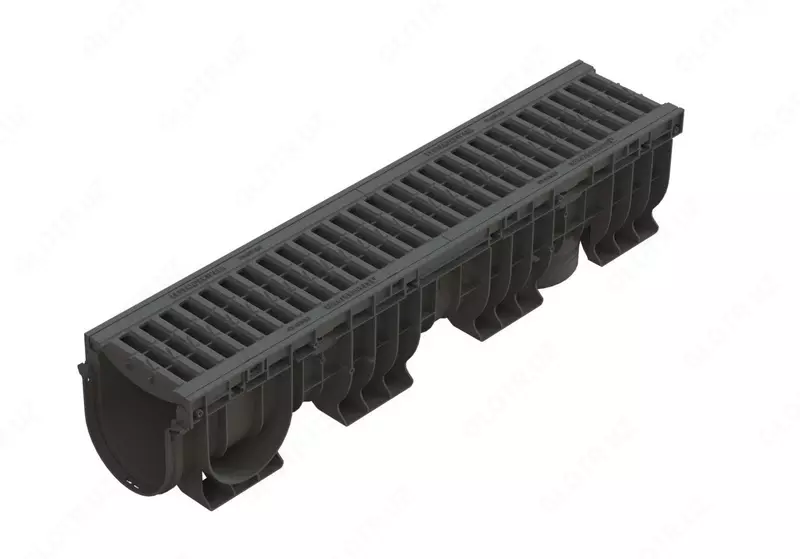  PolyMax Drive LV-20.26.20-PP cho‘yan panjarali plastik suv chiqarish novi (to‘plam) - 