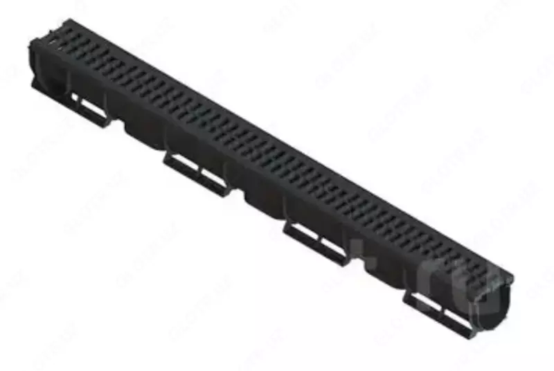  TEXNO DAT LATOKLAR - Лоток водоотводный Spark ЛВ-07.09.09-ПП пластиковый с реш. пластик. кл. А (компл.) 088081-М standartpark latoklar lotok