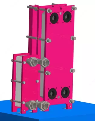  PLASTINKALI ISITISH va GVS uchun qismlarga ajraladigan issiqlik almashgichlar Chakana savdo