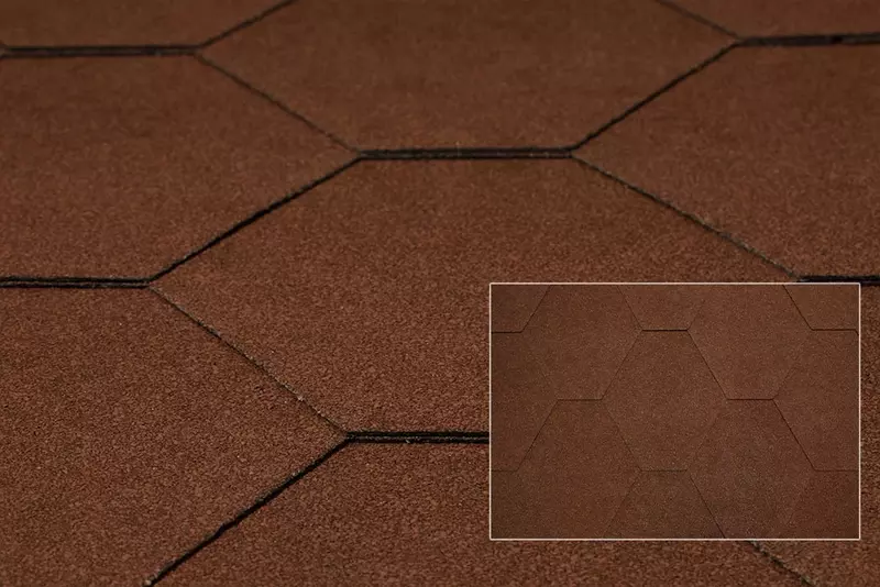 Katepal egiluvchan cherepitsa (Katepal) Klassik-KL Qizil andulin yumshoq tom