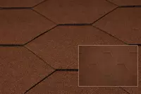   Katepal egiluvchan cherepitsa (Katepal) Klassik-KL Qizil andulin yumshoq tom