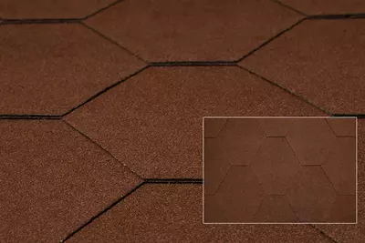   Katepal egiluvchan cherepitsa (Katepal) Klassik-KL Qizil andulin yumshoq tom