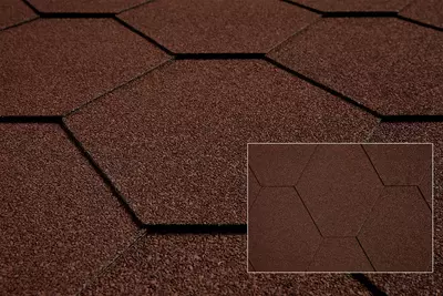  Гибкая черепица Katepal (Катепал) Classic-KL Brown мягкая кровля андулин Гипкий Черепица Andulin SAM